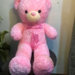 Pink Teddy Bear For Birthday