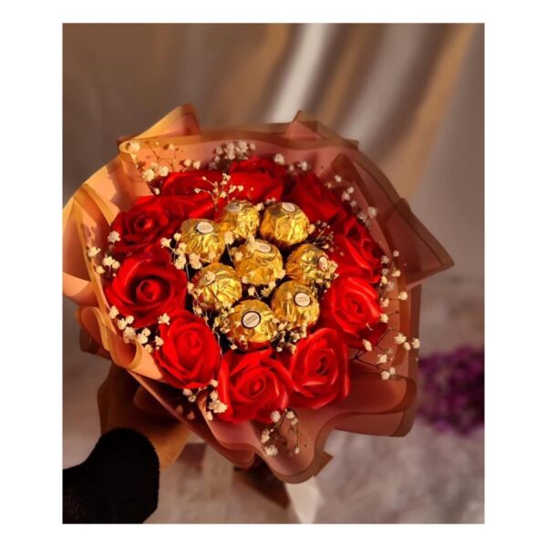Flowers With Frerro Rocher