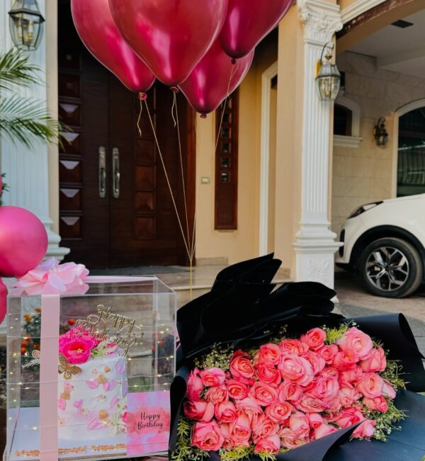 Pink Theme Birthday Surprise