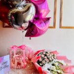 Customized Cake In Acrylic Box