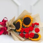 Sunflower Crochet Bouquet