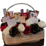 Sorry Chocolate Floral Basket