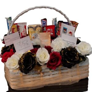 Sorry Chocolate Floral Basket