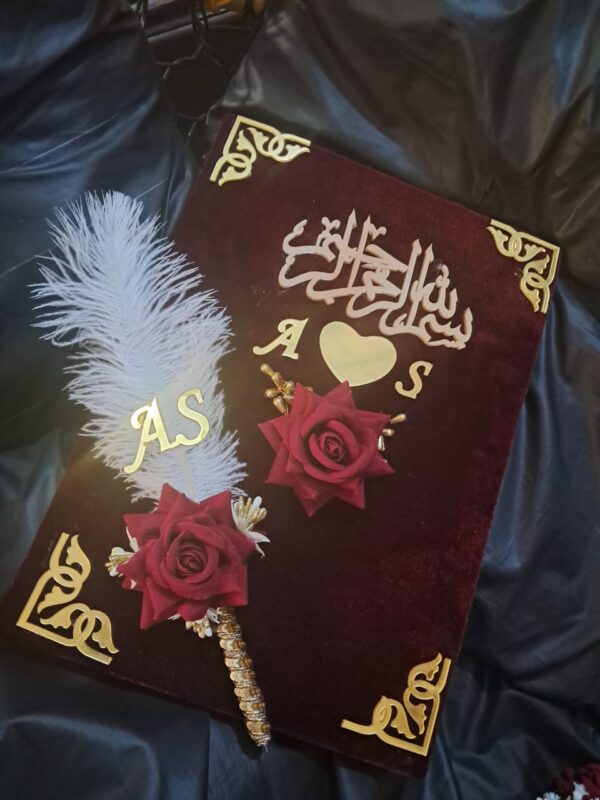 Customized Nikah Pen With Booklet