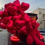 Valentine's Teddy & Balloons