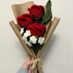 Knitted Flower Arrangement
