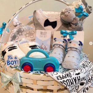 Baby Boy Welcome Basket