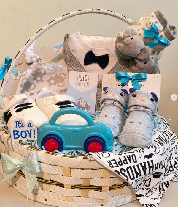 Baby Boy Welcome Basket