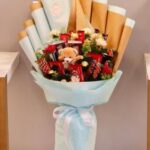 Valentine Flowers with Chocolates Lahore