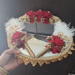 Mun Dikhai Mirror With Nikah Pen