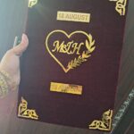 Bride and Groom Nikah Book