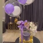 Date fix customized cake with flowers