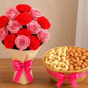 Dry Fruit With Flowers