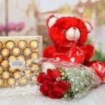 Flowers Chocolate And Teddy Bear Delivery
