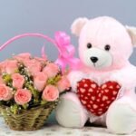 Teddy Bear with Roses