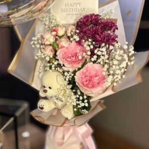 Birthday Themed Floral Bouquet