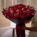 Red Rose Bouquet For Valentine's Day