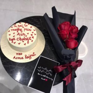 Best Flower and Cake Combo for Birthday