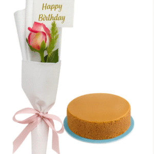 Romantic Flower and Cake Gift